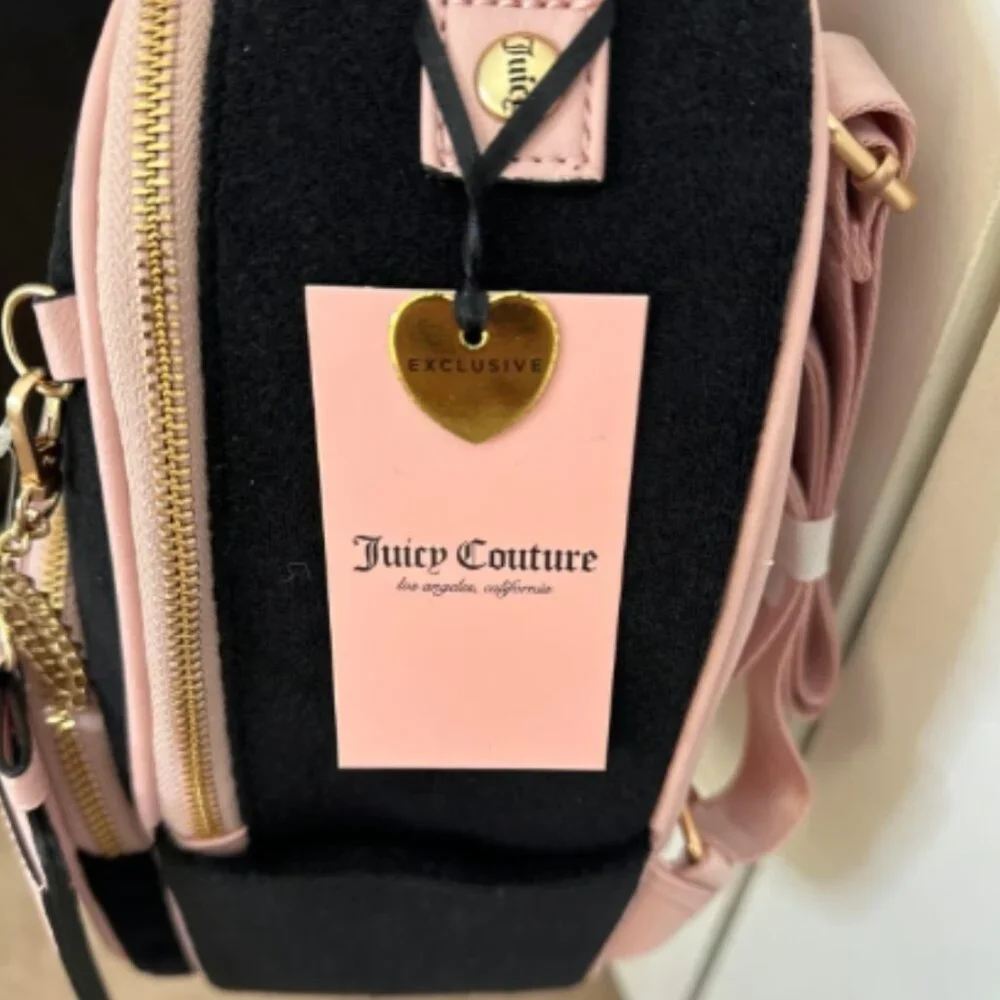 Juicy Couture‎ Lovers Club Liquorice Pink Dia Backpack NWT
